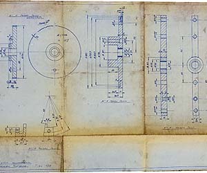 Dibujo t&eacute;cnico de Fratelli Mazzola